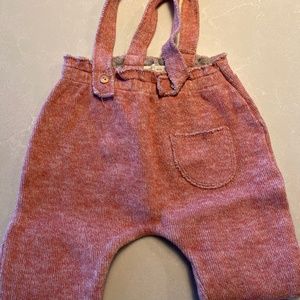 Zara mini pants with suspenders